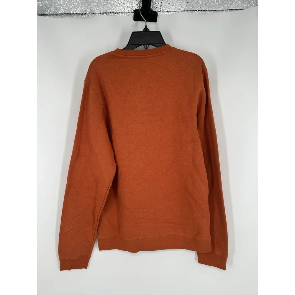 Texas Longhorns‎ Nike Club Fleece Crewneck Sweatshirt Pullover Orange Mens Small